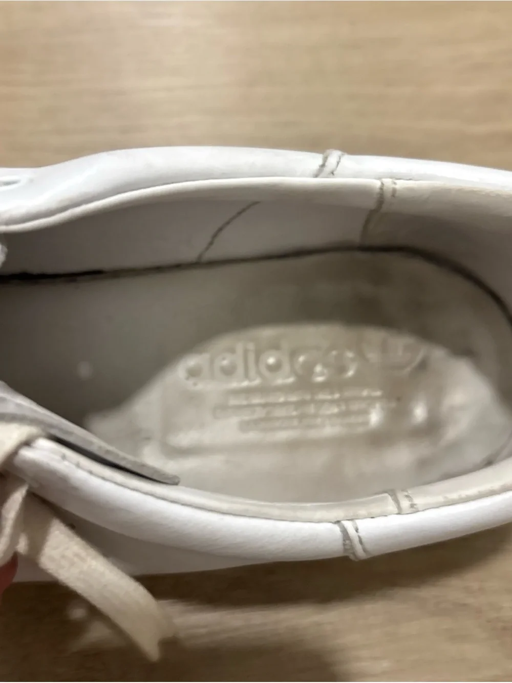 Classic White Leather adidas Men's Sneakers - Low Top